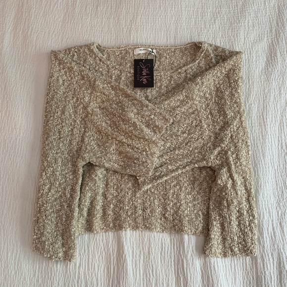 NWT Shop Stella Rae’s loose fit waist length knit sweater - Picture 1 of 6